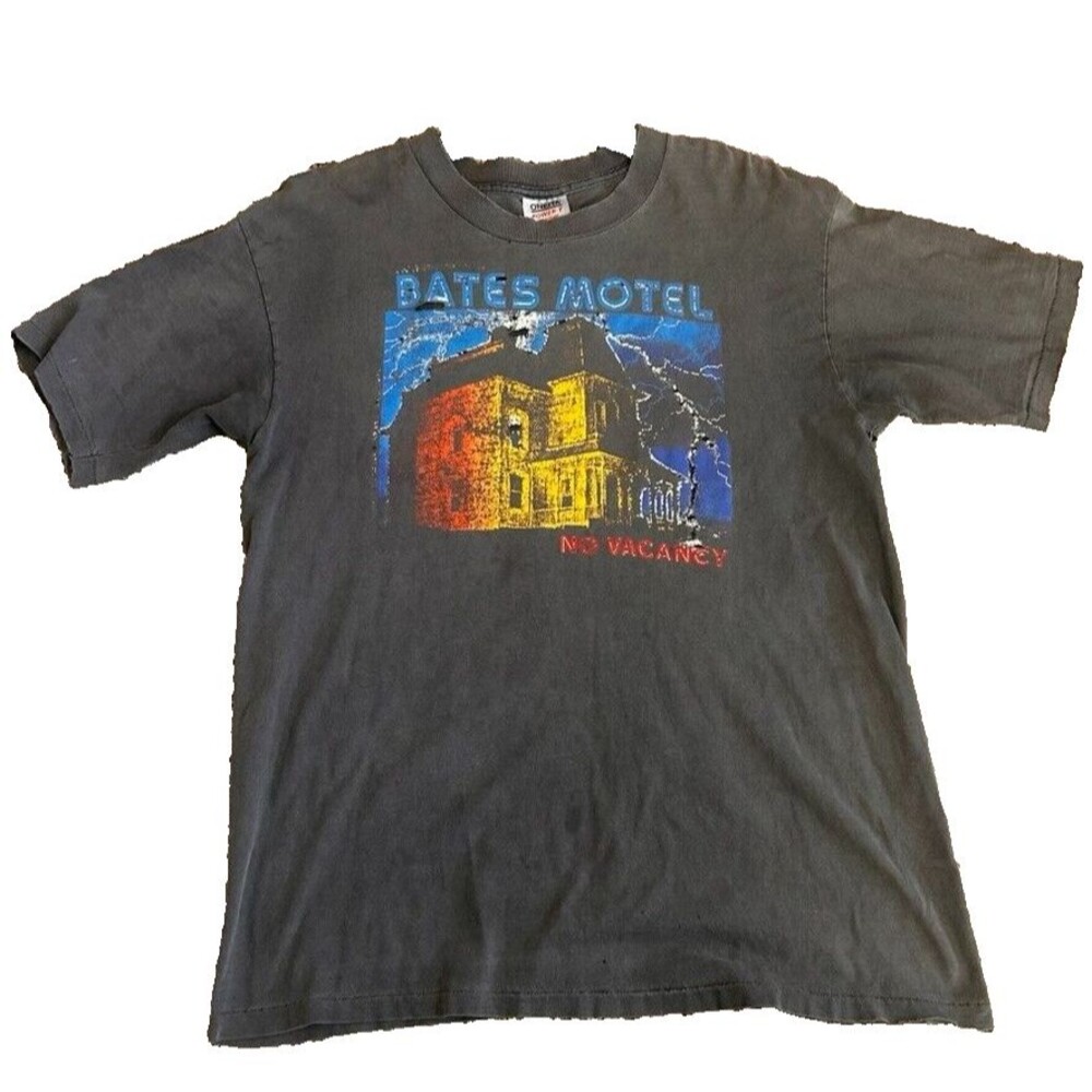 Vintage 90s Bates Motel Universal Studios Psycho Single Stitch T-shirt XL